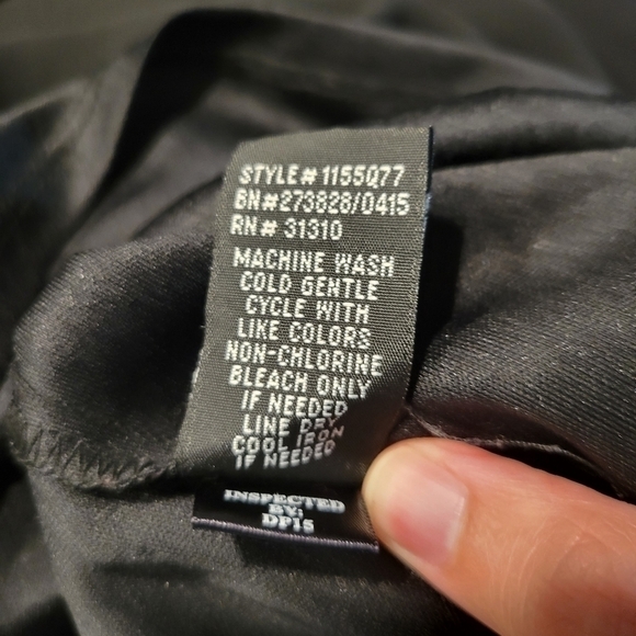 A. Byer black tank dress with braided detailing‎ size Medium - Picture 9 of 10